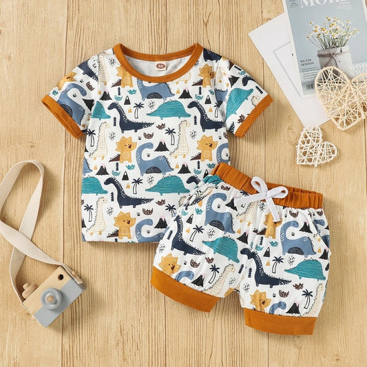 Half Sleeve T-shirt & Pant Set [11646]